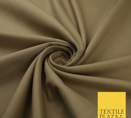 16 COLOURS - Plain Soft Smooth Crisp 100% Polyester Dress Fabric Suiting Craft