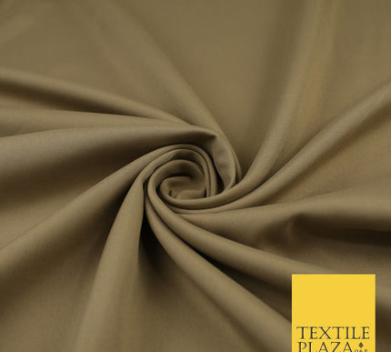 16 COLOURS - Plain Soft Smooth Crisp 100% Polyester Dress Fabric Suiting Craft