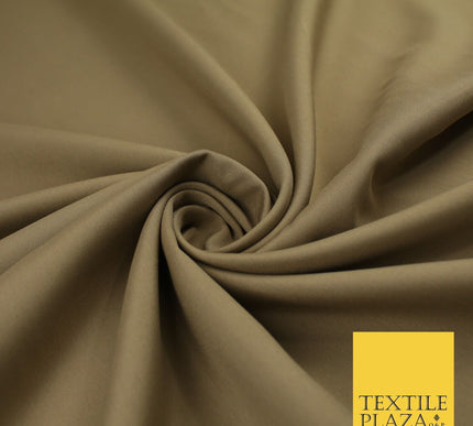 16 COLOURS - Plain Soft Smooth Crisp 100% Polyester Dress Fabric Suiting Craft