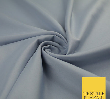 16 COLOURS - Plain Soft Smooth Crisp 100% Polyester Dress Fabric Suiting Craft