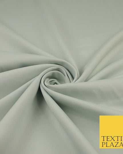 16 COLOURS - Plain Soft Smooth Crisp 100% Polyester Dress Fabric Suiting Craft