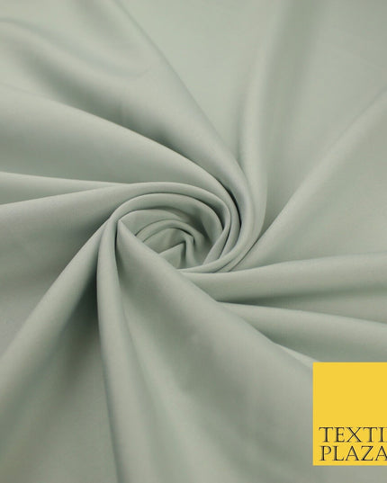 16 COLOURS - Plain Soft Smooth Crisp 100% Polyester Dress Fabric Suiting Craft