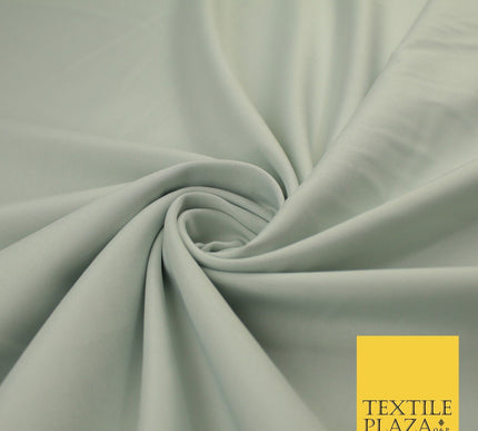 16 COLOURS - Plain Soft Smooth Crisp 100% Polyester Dress Fabric Suiting Craft