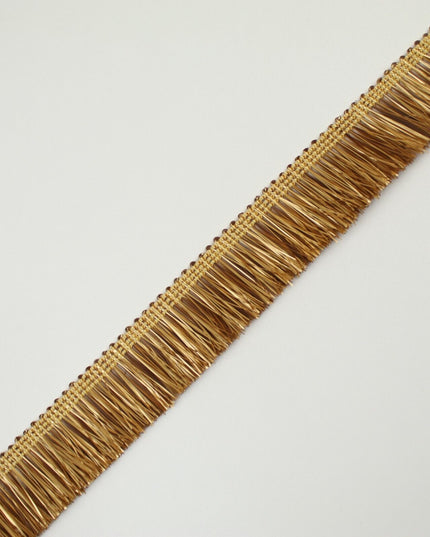 Antique Gold Metal Effect Fringe Tassel Trimming Gota Border Ribbon Lace X699