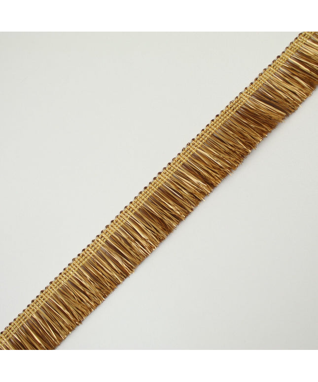 Antique Gold Metal Effect Fringe Tassel Trimming Gota Border Ribbon Lace X699