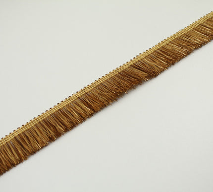 Antique Gold Metal Effect Fringe Tassel Trimming Gota Border Ribbon Lace X699