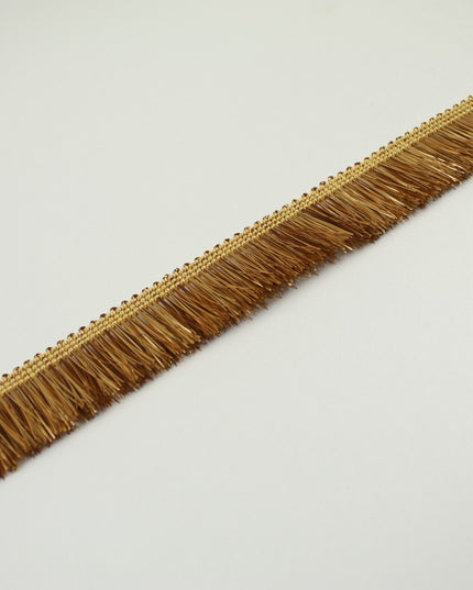 Antique Gold Metal Effect Fringe Tassel Trimming Gota Border Ribbon Lace X699