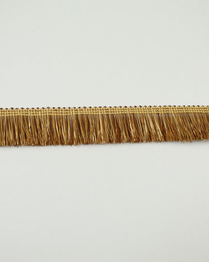 Antique Gold Metal Effect Fringe Tassel Trimming Gota Border Ribbon Lace X699