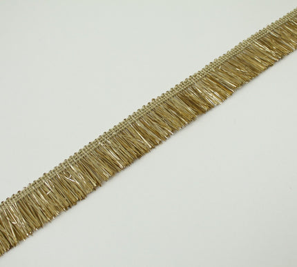 Classic Gold Metal Effect Fringe Tassel Trimming Gota Border Ribbon Lace X700