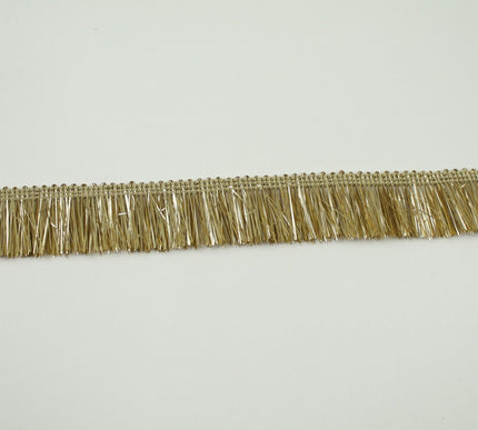 Classic Gold Metal Effect Fringe Tassel Trimming Gota Border Ribbon Lace X700