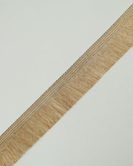 Classic Gold Soft Thread Metallic Fringe Tassel Ribbon Trim Border X703