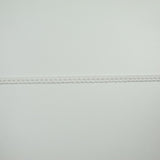 White Thread Scalloped Slim Trimming Border Ribbon Gota Edging 9mm Wide X718