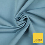 Luxury Plain Stretch Bengaline Fabric 58" Dress Suiting Trouser PER METRE