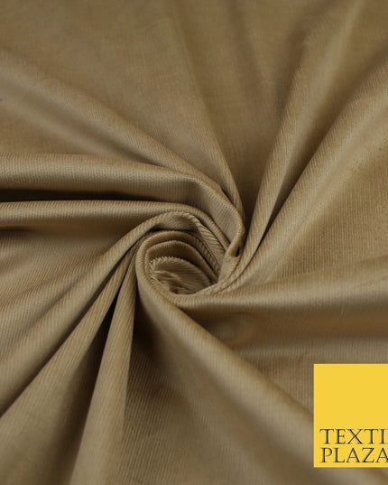 8 COLOURS - 17-22 Wale Mix Needlecord Corduroy Fabric Dress Upholstery Material