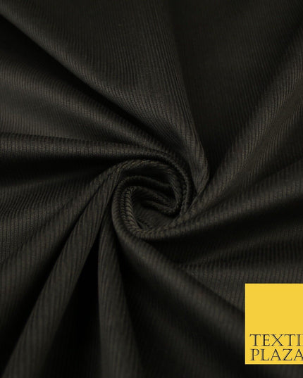 14 COLOURS - 7-14 Wale Mix Needlecord Corduroy Fabric Dress Upholstery Material
