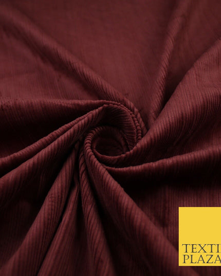 14 COLOURS - 7-14 Wale Mix Needlecord Corduroy Fabric Dress Upholstery Material