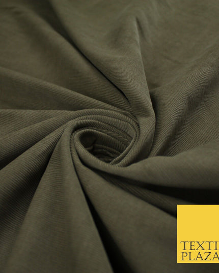 8 COLOURS - 17-22 Wale Mix Needlecord Corduroy Fabric Dress Upholstery Material