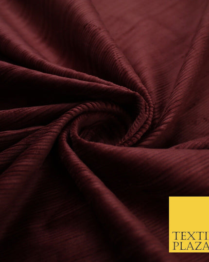 14 COLOURS - 7-14 Wale Mix Needlecord Corduroy Fabric Dress Upholstery Material