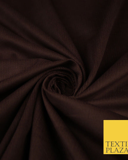 8 COLOURS - 17-22 Wale Mix Needlecord Corduroy Fabric Dress Upholstery Material