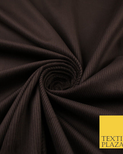 14 COLOURS - 7-14 Wale Mix Needlecord Corduroy Fabric Dress Upholstery Material