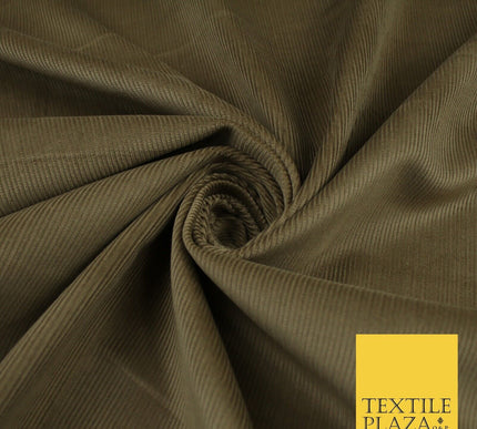 14 COLOURS - 7-14 Wale Mix Needlecord Corduroy Fabric Dress Upholstery Material