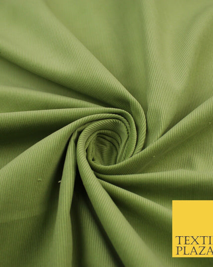 8 COLOURS - 17-22 Wale Mix Needlecord Corduroy Fabric Dress Upholstery Material