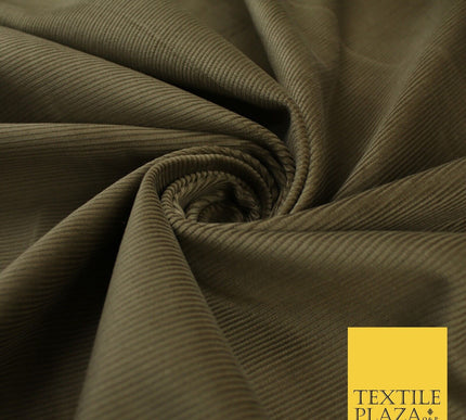 14 COLOURS - 7-14 Wale Mix Needlecord Corduroy Fabric Dress Upholstery Material