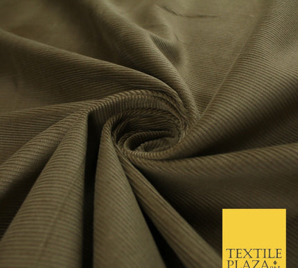 14 COLOURS - 7-14 Wale Mix Needlecord Corduroy Fabric Dress Upholstery Material