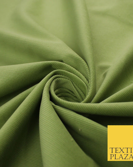 8 COLOURS - 17-22 Wale Mix Needlecord Corduroy Fabric Dress Upholstery Material