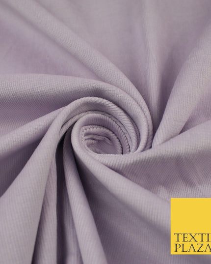 8 COLOURS - 17-22 Wale Mix Needlecord Corduroy Fabric Dress Upholstery Material