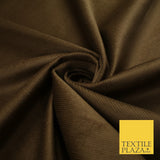 14 COLOURS - 7-14 Wale Mix Needlecord Corduroy Fabric Dress Upholstery Material