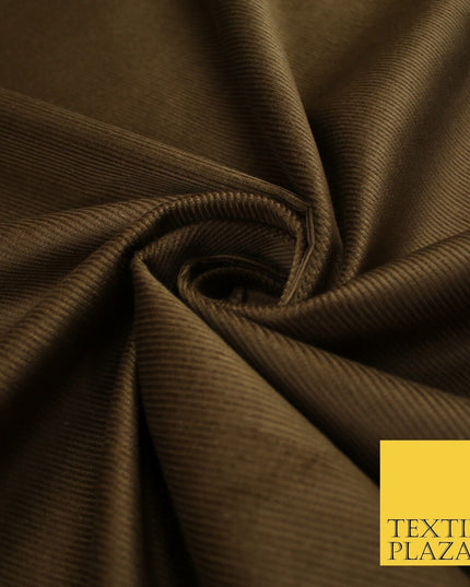 14 COLOURS - 7-14 Wale Mix Needlecord Corduroy Fabric Dress Upholstery Material