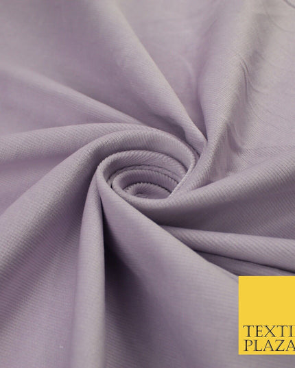 8 COLOURS - 17-22 Wale Mix Needlecord Corduroy Fabric Dress Upholstery Material