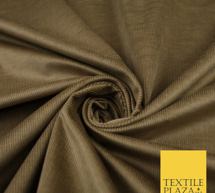 8 COLOURS - 17-22 Wale Mix Needlecord Corduroy Fabric Dress Upholstery Material