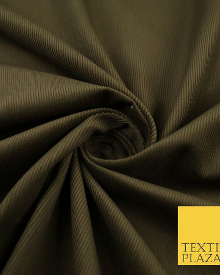 8 COLOURS - 17-22 Wale Mix Needlecord Corduroy Fabric Dress Upholstery Material