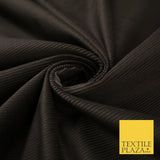 14 COLOURS - 7-14 Wale Mix Needlecord Corduroy Fabric Dress Upholstery Material