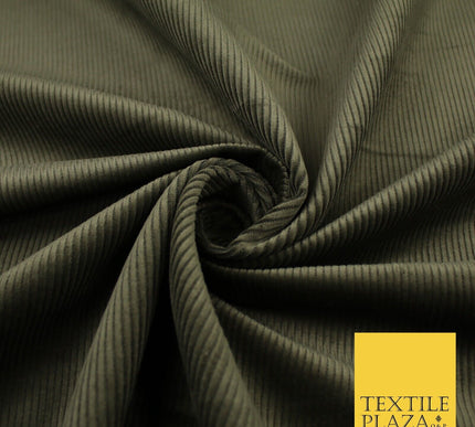 14 COLOURS - 7-14 Wale Mix Needlecord Corduroy Fabric Dress Upholstery Material
