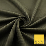 14 COLOURS - 7-14 Wale Mix Needlecord Corduroy Fabric Dress Upholstery Material