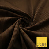 14 COLOURS - 7-14 Wale Mix Needlecord Corduroy Fabric Dress Upholstery Material
