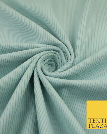 14 COLOURS - 7-14 Wale Mix Needlecord Corduroy Fabric Dress Upholstery Material