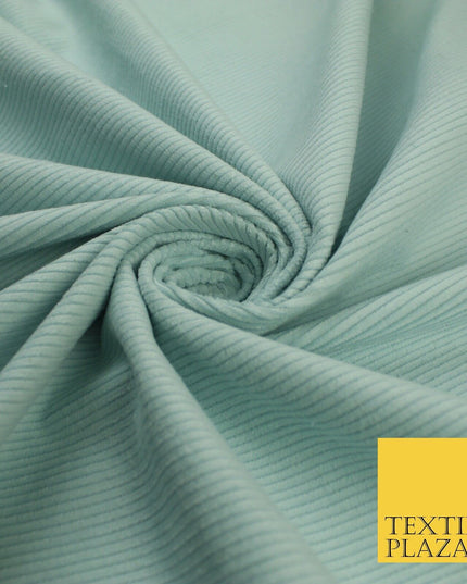 14 COLOURS - 7-14 Wale Mix Needlecord Corduroy Fabric Dress Upholstery Material