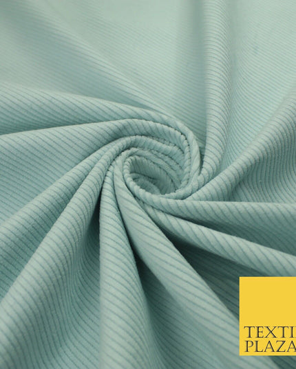 14 COLOURS - 7-14 Wale Mix Needlecord Corduroy Fabric Dress Upholstery Material