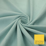 14 COLOURS - 7-14 Wale Mix Needlecord Corduroy Fabric Dress Upholstery Material
