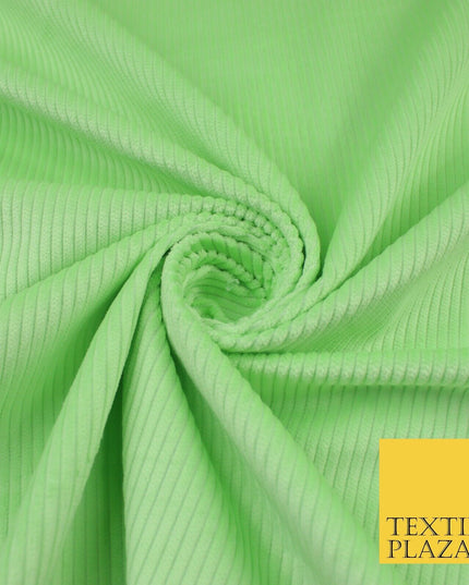 14 COLOURS - 7-14 Wale Mix Needlecord Corduroy Fabric Dress Upholstery Material