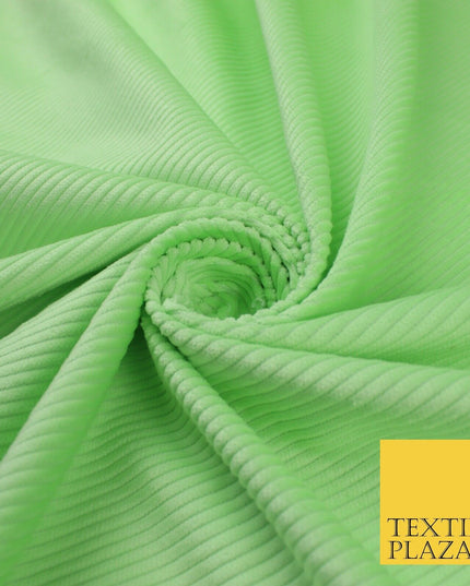 14 COLOURS - 7-14 Wale Mix Needlecord Corduroy Fabric Dress Upholstery Material