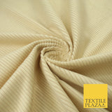 14 COLOURS - 7-14 Wale Mix Needlecord Corduroy Fabric Dress Upholstery Material