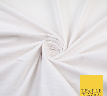 WHITE 30 Wale Fine Needlecord Corduroy Fabric Dress Upholstery Cushion 56" 9169