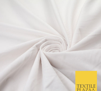 WHITE 30 Wale Fine Needlecord Corduroy Fabric Dress Upholstery Cushion 56" 9169