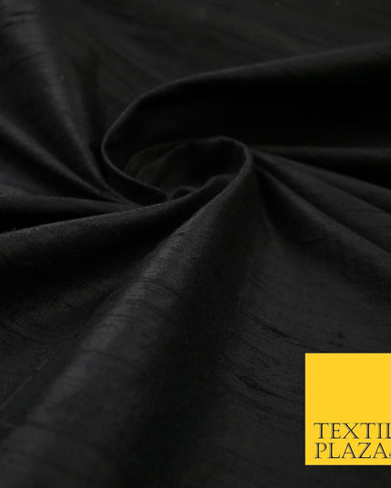 45 COLOURS Luxury 100% PURE Plain Dupion SLUB Textured Raw Silk Handloom Fabric