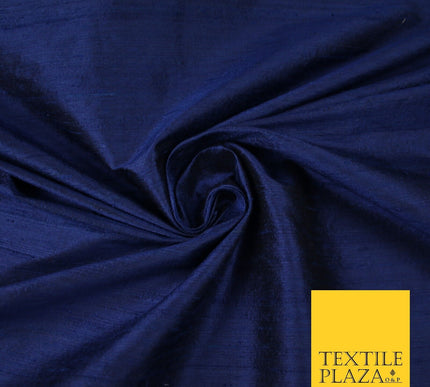 45 COLOURS Luxury 100% PURE Plain Dupion SLUB Textured Raw Silk Handloom Fabric